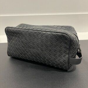 Bottega Veneta Unisex Dopp Kit/Weekend Bag Black (133130)